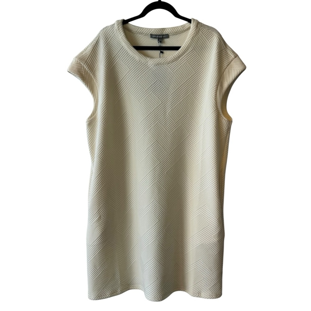 Kate & Mallory Cream Textured Tunic Top